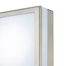 Alderley Louvre Wall Lamp with 1 Light Stainless Steel
