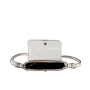 Amanda Faux Leather Shoulder Bag -Ivory