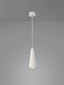 Ambleside  Pendant with 1 Light White Paintable - Polished Chrome