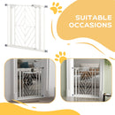 Pressure Fit Safety Gate w/ Auto Closing Door, Double Locking