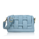 Arabelle Crossbody Buckle Bag -Blue