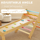 AIYAPLAY 8-in-1 Toddler Climbing Frame, Play Triangle Set, Multicolour