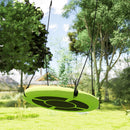 AIYAPLAY Nest Swing Seat, 100 cm Saucer Tree Swing Set for Kids, Purple