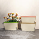 Outsunny 3 Pcs Self Watering Plant Pots w/ Visual Water Level Window