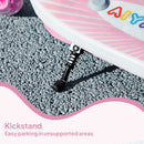 AIYAPLAY Electric Scooter for Kids 4-7, with Auxiliary Rear Wheels