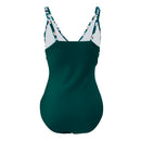 V-Neck One-Piece Swimsuit