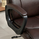 HOMCOM Faux Leather Desk Chair with Tilt Function for Home Office