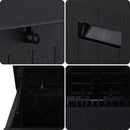 Garden Sanctuary Garden Cushion Storage Box Waterproof Black