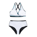 Women Two Piece V-Neckline Bikini Swimsuit