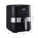 Livingandhome 8L Touch Control Air Fryer with Display