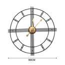 Lifeideas Oversized Decorative Cut Out Metal Wall Clock
