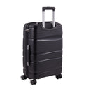 Livingandhome 4PCS Lockable Travel Suitcase Set