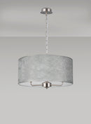Banham Pendant Light with 3 Lights Nickel & Silver