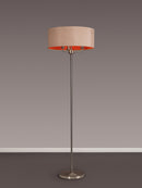 Banham Floor Lamp with 3 Lights Nickel & Gold
