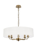 Banham Pendant Light with 5 Lights Gold & White