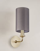 Banham Wall Lamp 1 Light Gold & Grey