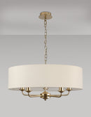 Banham Pendant Light with 5 Lights Gold & Ivory