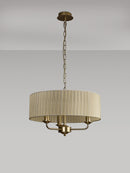 Banham Pendant Light with 3 Lights Gold & Cream