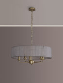 Banham Pendant Light with 3 Lights Gold & Grey