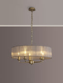 Banham Pendant Light with 3 Lights Gold & Grey