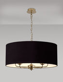 Banham  Pendant Light with 5 Lights  Gold & Black