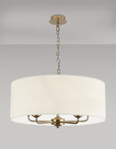 Banham Pendant  Light with 5 Lights  Gold & Ivory