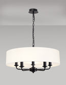 Banham Pendant Light with 5 Lights  Black & White