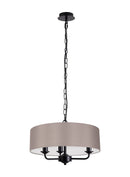 Banham Pendant  Light with 3 Lights   Black & Grey
