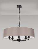 Banham Pendant Light with 5 Lights  Black & Grey