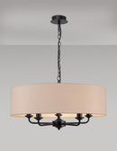 Banham Pendant Light with 5 Lights Black & Nude
