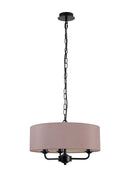 Banham Pendant Light with 3 Lights  Black Taupe & Gold