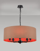 Banham Pendant Light with 5 Lights Black & Gold