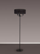 Banham Floor Lamp with 3 Lights Black