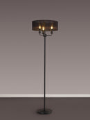 Banham Floor Lamp with 3 Lights Black