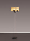 Banham  Floor Lamp with 3 Lights Black & Bronze