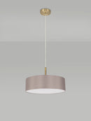 Bayswater Pendant Light with 5 Lights Antique Brass Grey & White
