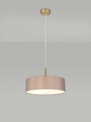 Bayswater Pendant Light with 5 Lights Antique Brass Grey & White
