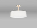 Bayswater Ceiling Light with 5 Lights Nickel & White