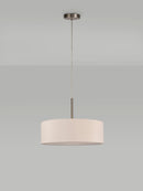 Bayswater Pendant Light with 5 Lights Nickel & Nude
