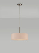 Bayswater Pendant Light with 5 Lights Nickel & Nude