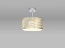 Bayswater Ceiling Light with 1 Light Chrome & Silver