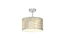 Bayswater Ceiling Light with 1 Light Chrome & Silver