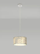 Bayswater Pendant Light with 1 Light Chrome & Silver