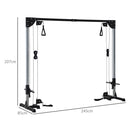 SPORTNOW Cable Crossover Machine for Full Body Strength Training