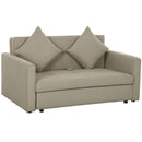 HOMCOM 2 Seater Sofa Bed Convertible Bed Settee w/ 2 Cushions