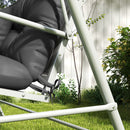 Outsunny Outdoor Back And Seat Cushion With Pillows, No Swing