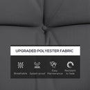 Outsunny Outdoor Back And Seat Cushion With Pillows, No Swing