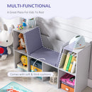 HOMCOM Kids Display Shelf -  Grey