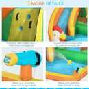 Outsunny Bouncy Castle Farm Style with Paddling Pool