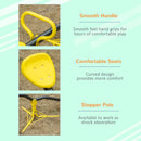 Outsunny  See saw  for Ages 3-7 years, Yellow